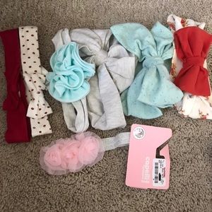 Baby girl bow bundle